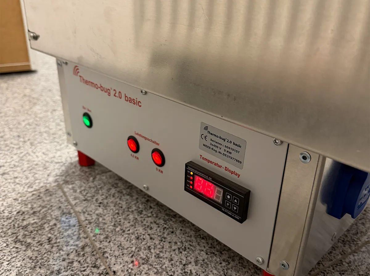 Thermo Bug 2.0 Effektive Hitzebehandlung gegen Bettwanzen für eine rückstandsfreie Bekämpfung.